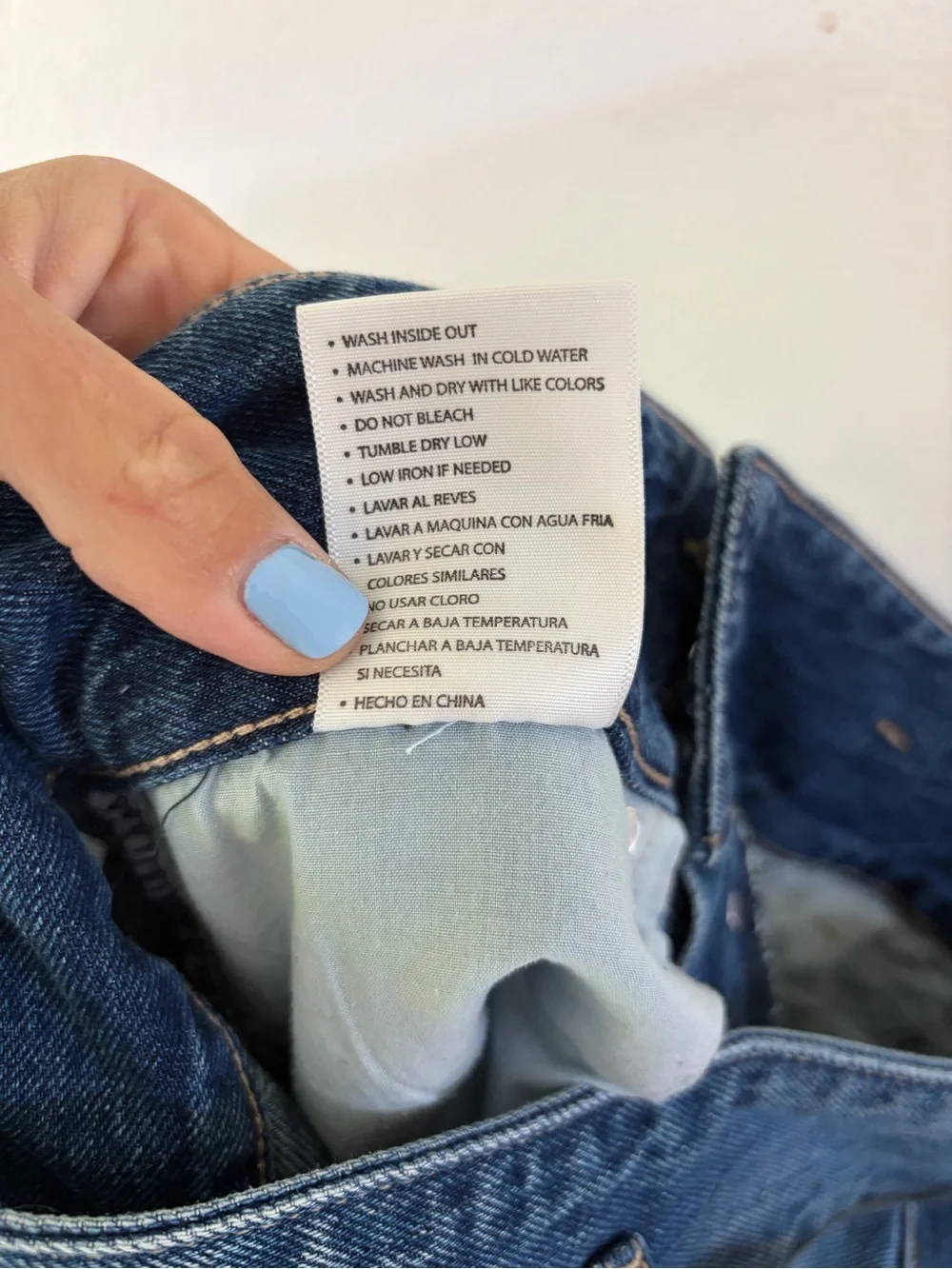 KanCan Medium Wash High Waisted Wide Leg Jeans With Denim Belt Size 26 - Picture 10 of 10